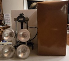 Vintage Mayfair Mini/Versal Flexmaster 4 Light Holder With Mayfair Carry Case picture