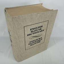 English Slovak Dictionary Bolchazy Vintage 1991 Hardcover Book picture