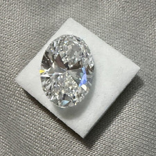 IGI 5.00ct Lab Grown Oval Cut Diamond E SI1 13.89x9.70x5.91mm $6395 MSRP picture