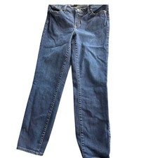 Talbots Flawless Slim Ankle Jeans Womens 8 Dark Wash Blue Denim Pants CN5010 picture