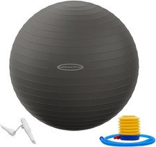 Fitvids Anti-Burst and Slip Resistant Exercise 27-30in (68-75cm), XL, Gray picture
