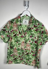 Printfresh Small Short Pajama Top Birds Of A Feather Kiwi Slice Organic Cotton picture