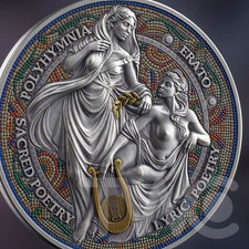 2026 Cameroon Erato and Polyhymnia The Nine Muses 2 oz Silver Coin picture