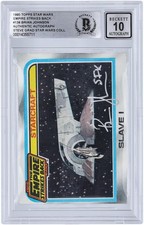 Brian Johnson Star Wars Signed 1980 Topps Empire Strikes #138 BGS 10 Card w/Insc picture