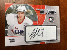 2007 In The Game Jordan Staal Auto Autograph picture