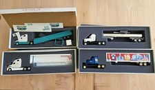 4 Parts Lot Of 4 Penjoy Collectible Tractor Trailer Trucks Die Cast Vintage Lot picture