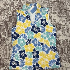 NWT J. McLaughlin Aida Sleeveless Knit Top Beach Blossom Women’s Size Small. C2 picture