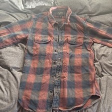 Filson M men’s blue/orange heavyweight flannel (FREE SHIPPING) picture