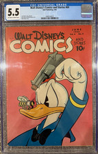 Walt Disney's Comics and Stories #69 Donald Duck CGC 5.5 Dell 1946 picture