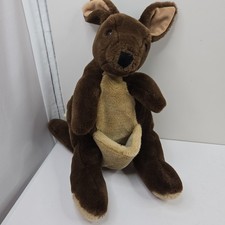 Folkmanis Kangaroo Hand Puppet Plush 20” Pretend Play Toy Stuffed Animal picture