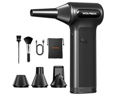 WOLFBOX Handheld DF200 Electric Air Duster w/ Removable Battery Mini Blower NEW picture