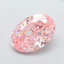 4.20 CT Natural Pink Diamond 9x12 mm 1 Pcs Oval Cut VVS1 D Grade Certified. picture