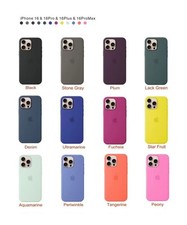 Magnetic For iPhone 16 Pro Max Plus 16e Original Silicone Phone Case Mag safe picture