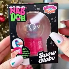 Nee-Doh-Snow Globe , Squishy Christmas Flow Snow Globe Squeeze Toy, picture