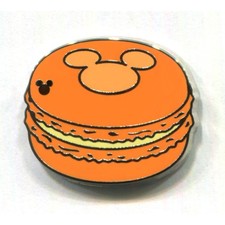 Disney Pin Orange Macaron Hidden Mickey COMPLETER Pin picture