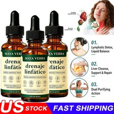 3X Mayaverra Lymphatic Drainage Drops,Natural Original picture