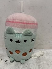 GUND Pusheen Mint Boba Cat tea Sip Plush Stuffed Animal Small 2025 6” picture