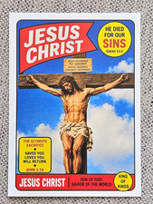 JESUS CHRIST CRUCIFIXION CUSTOM ACEO TRADING CARD CHRISTIAN CHURCH BIBLE GOSPEL picture