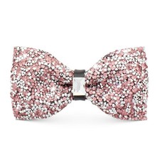 Rhinestone Bow Ties for men, Adjustable Length Sequin Pre-Tied Bow Ties picture