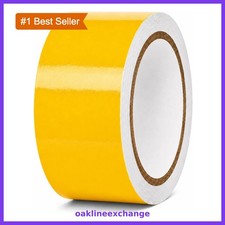 GGR Supplies Retro Reflective Tape, 2 Inch x 30 Ft Yellow picture