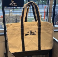 Dunkin Salem Halloween 2026 Canvas Tote Bag Spider Coffee RARE Limited Edition picture