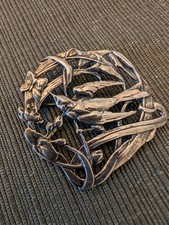 Vintage Jalaine Sterling Silver Art Nouveau Brooch  picture