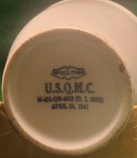 WWII - U.S. Quarter Master Corp Serving Bowl Dated: April 24, 1941 -  Excellent picture