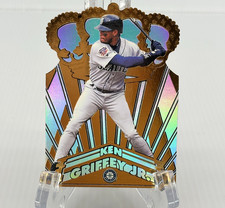 1998 Pacific Crown Collection Ken Griffey Jr #29 Mariners Die Cut Baseball Foil picture