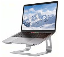 Soporte Laptop Escritorio Elevador Ergonómico Metal Portátil 10-16