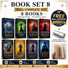Throne of Glass English Novel Full Complete Set 8 Books Series Brand New Sealed picture
