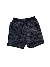Lululemon Men's Gray Matchstick License To Train Linerless Shorts Size Medium picture