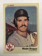 Wade Boggs 1983 Fleer RC #179 - Boston Red Sox HOF picture