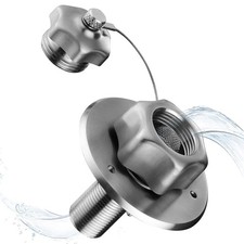 Senhozi SE004BN RV City Water Inlet with Check Valve All Metal picture