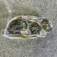 Vintage Princess House 24% Lead Crystal Rabbit Bunny Paperweight Germany 4