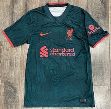 2022-23 Nike Liverpool Third Kit Green Adult Small EPL Soccer Jersey picture