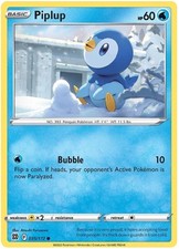 Piplup - 035/172 - Common (Near Mint) Brilliant Stars - Water Pokémon picture