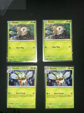 Rowlet 013/197 Cosmos Holo Tomokazu Komiya's Pokémon Artwork & Dartrix 014/197 picture