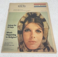 Vintage Washington Sunday Star Magazine Feb 23 1969 Katharine Ross picture