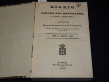 1850 MAY-JULY DIARIO DA CAMARA DOS DEPUTADOS VOLUME LOT OF 2 - LISBOA - KD 2016J picture