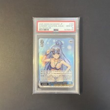 ✨ SUMMER VACATION, AQUA 123 PSA 10 SR 2025 KONOSUBA WEISS SCHWARZ BUNKO JAPANESE picture