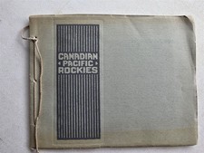 Canadian Pacific Rockies Antique c1910 Book Portfolio of Photos 24 Photogravures picture