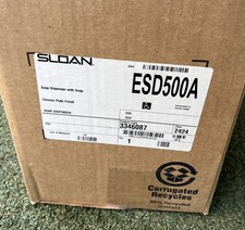 NEW Complete Sloan ESD500A Sensor Faucet & Soap Dispenser Chrome Touch-Free Kit picture