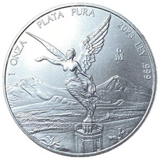 2023 Mexico 1 oz Silver Libertad .999 Fine Silver 1 Onza BU Mo Mexico City Mint picture