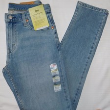 LEVIS 512 Slim Taper Jeans Stretch Slim Through Thigh Midrise Born to Ride Blue picture