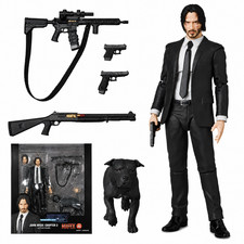 John Wick Chapter 2 Action Figure w/ Dog PVC Collectible Toy Gift for Fans-NEW picture