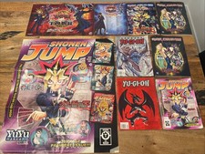 Vintage Shonen Jump Beckett Magazine Poster Lot Anime Manga Yu-Gi-Oh Coloring picture