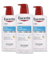 Eucerin Daily Hydration Lotion with SPF 15 Broad Spectrum 16.9 Oz 3 Pack picture