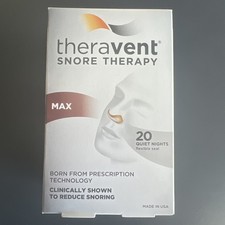 Theravent Snore Therapy MAX Strips - 20 Count new with Box picture