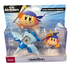 Nintendo Kirby Air Riders Bandana Waddle Dee & Winged Star amiibo New Sealed picture