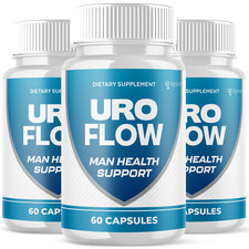 (3 Pack) Uro Flow for Men Prostate Health & Urinary Support Supplement 180 Caps picture